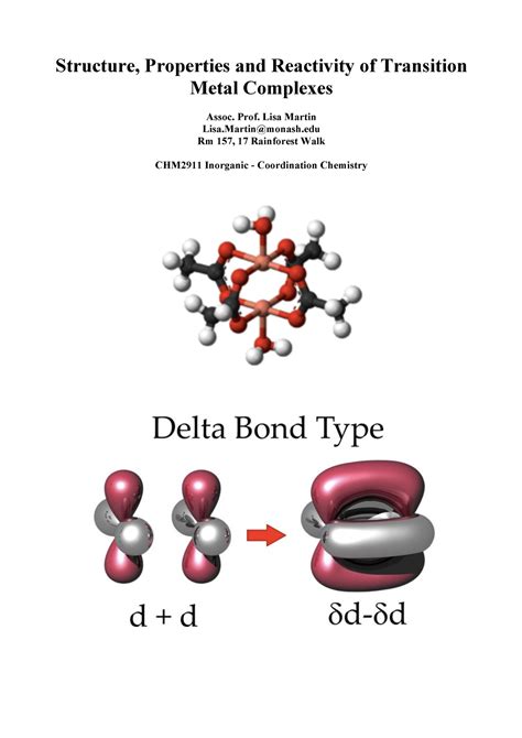 Coordination Complexes 2021 - Structure, Properties and Reactivity of ...