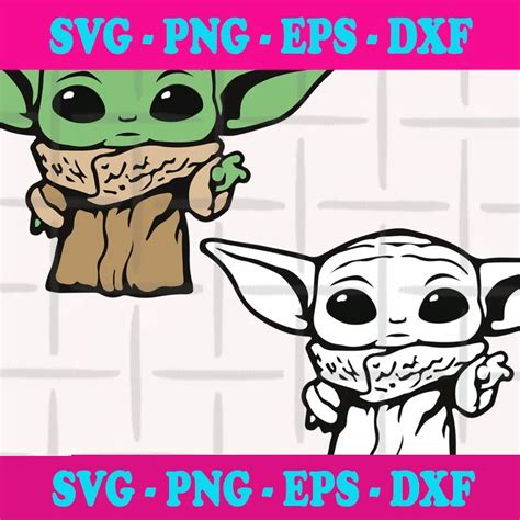 Baby Yoda Svg, Mandalorian Svg SVG PNG DXF EPS Designs Download October 2024