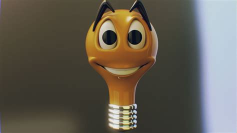 Cartoon Light Bulb 3D Model $4 - .3ds .fbx .ma .max .obj .c4d .ztl - Free3D