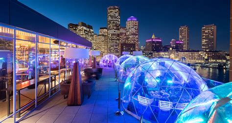 Lookout Rooftop Igloo Bar | The Envoy Hotel Boston [11/13/23]