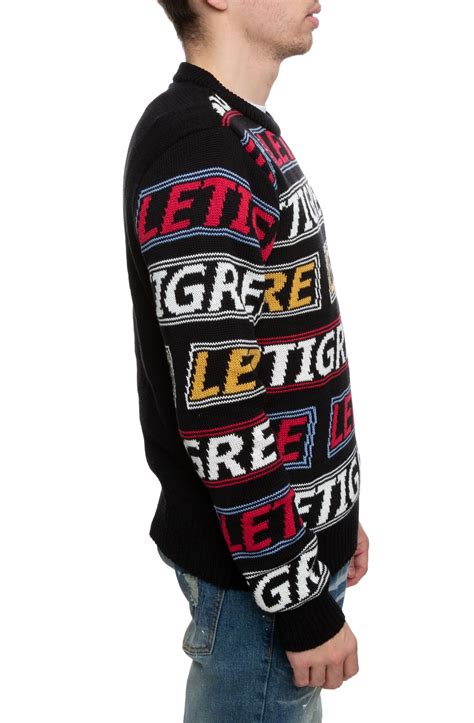 LE TIGRE CORP. Logo Sweater LT19-K210 BLK - Shiekh