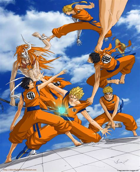 Goku Luffy Naruto Ichigo Saiyan Island | This Wallpapers