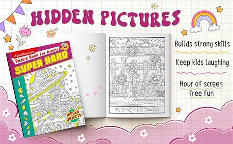 Hidden Object Super Hard Picture Book For Adults: Seek and Find Brain Puzzles Game - Fun ...