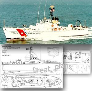 Plans FOR US Coast Guard Patrol Boat 034 Cape 034 Class | eBay