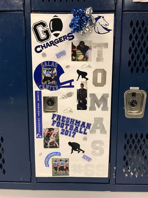 Homecoming football locker decorations!! Football poster. Locker ...