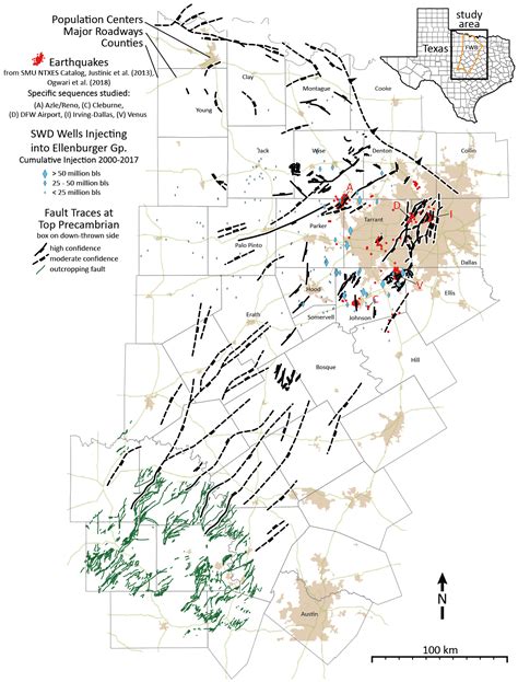 Free Maps Of Active Fault Lines On South Texas