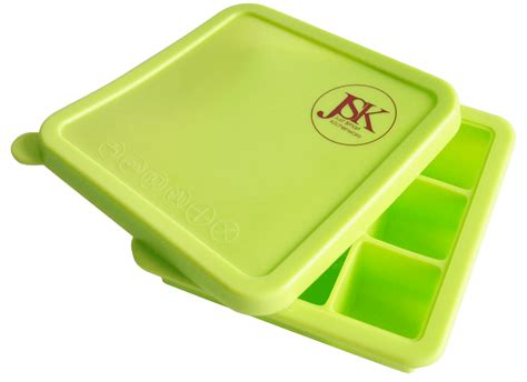 Silicone Square Ice Cube Tray with Lid - Just Smart Kitchenware