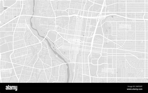 Background Albuquerque map, USA, white and light grey city poster. Vector map with roads and ...