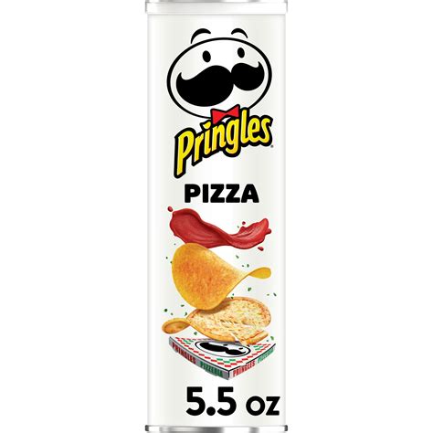 Pringles Potato Crisps Chips, Pizza, Snacks On The Go, 5.5oz - Walmart ...