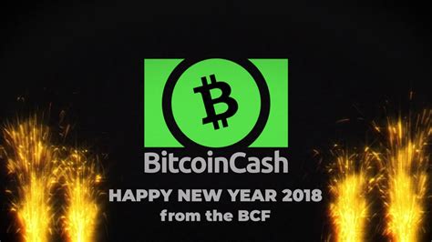 Bitcoin Cash Logo Animation New Year 2018 - YouTube