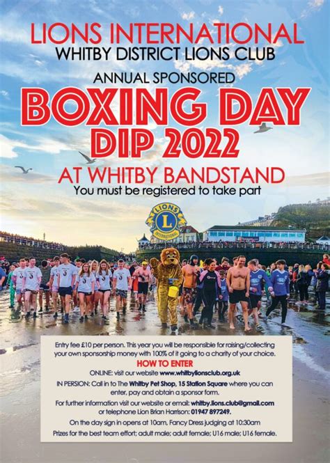 Boxing Day Dip – Whitby District Lions Club