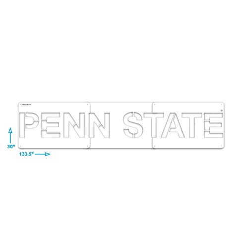 Penn State Original Stencil Only - Etsy