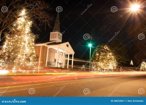 Christmas town usa stock image. Image of long, exposure - 28633851