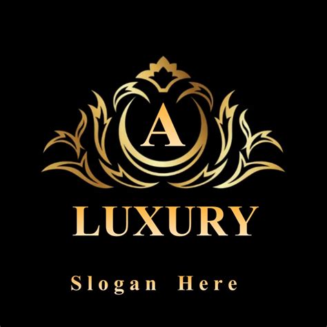 Luxury Logo Design,Gold Logo Template | PosterMyWall