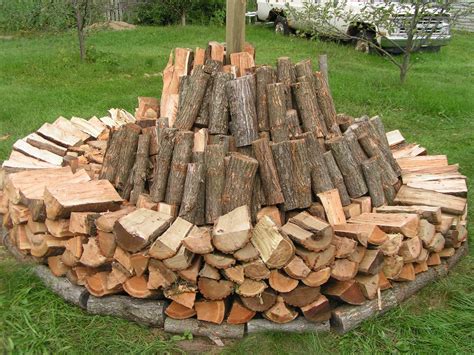 best way to stack firewood - Google Search | Wood, Firewood, Small spa