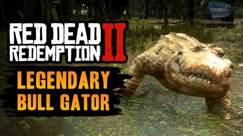 Red Dead Redemption 2 Legendary Animal - Legendary "Bull Gator ...