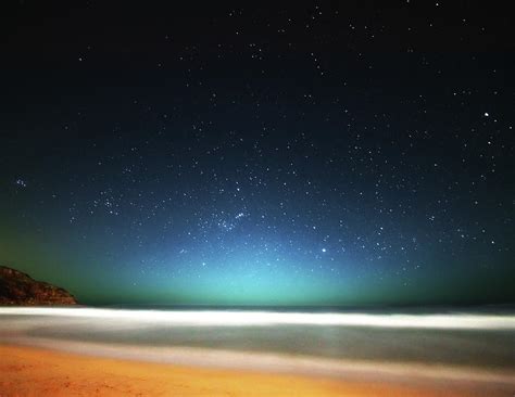 Field Of Stars Over Beach At Night by Christopher Chan