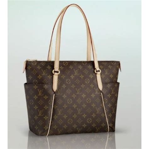 Réplica de Bolsa Louis Vuitton Totally Monogram MM Couro