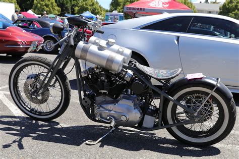 OldMotoDude: Harley-Davidson Sportster rat bike on display at Cool ...