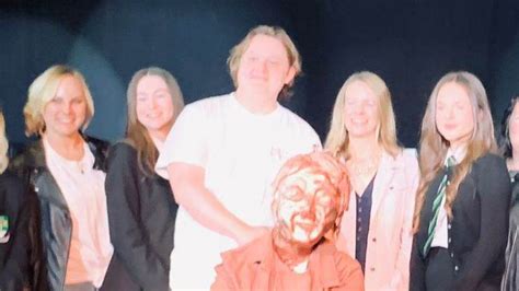 Lewis Capaldi presented with 'bizarre' statue of himself