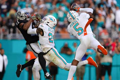 Jalen Ramsey Interceptions Seal Miami Dolphins' Win Against Las Vegas ...