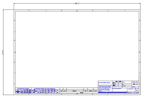 Autocad Drawing Template Download