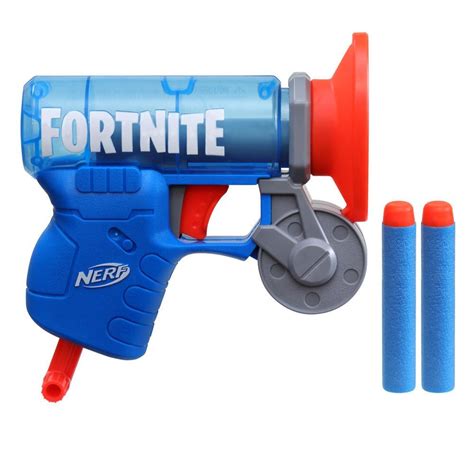 Nerf Fortnite MicroShots Micro Grappler Mini Dart-Firing Blaster, Fortnite Grappler Equipment ...