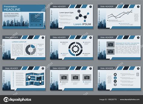 Professional Business Presentation Slide Show Vector Design Template ...