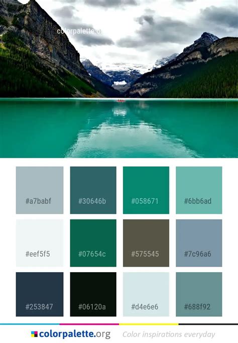 Nature Water Lake Color Palette | colorpalette.org