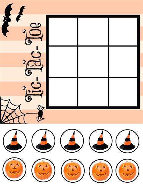 Halloween Tic Tac Toe {PRINTABLE} - Our Potluck Family