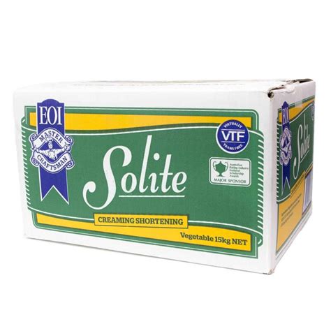 Solite Vegetable Shortening - 500g & 15kg | Lollipop Cake Supplies