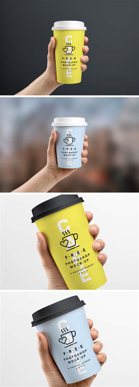 PSD Coffee Cup MockUp Free Download - LTHEME