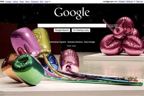 Customize the Google Homepage with Your Own Background Image