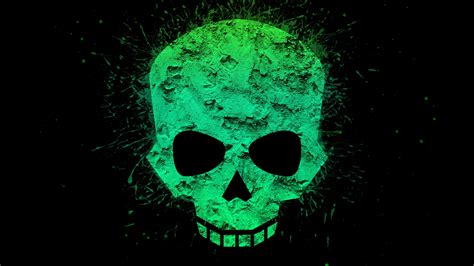 Green Skull Desktop Wallpapers - Wallpaper Cave