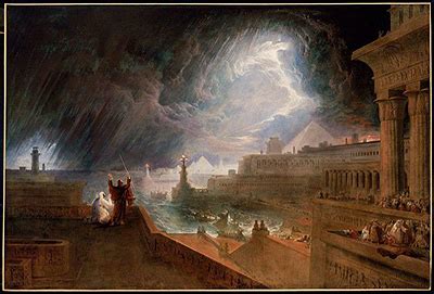 Three Paintings of the Exodus by John Martin, Francis Danby, and David Roberts