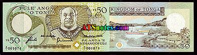 Tonga banknotes - Tonga paper money catalog and Tongan currency history