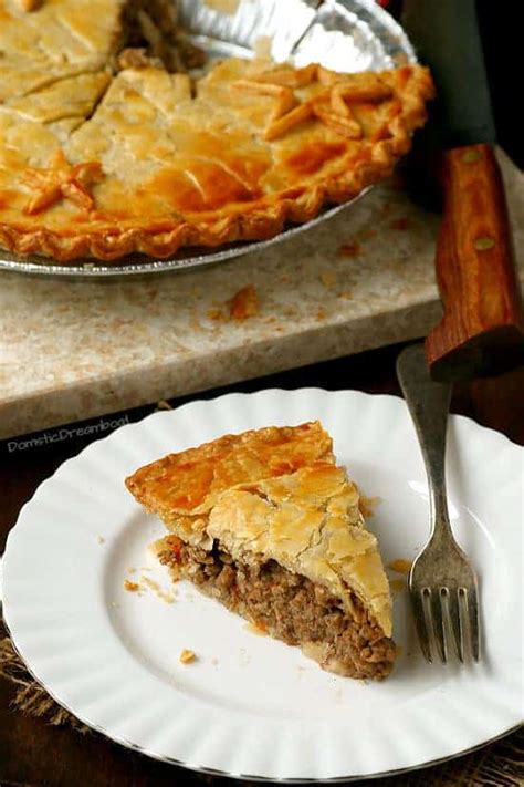 Tourtiere - French Canadian Meat Pie - Domestic Dreamboat