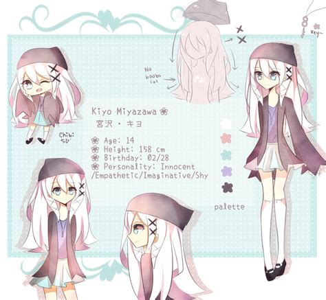 [Character Ref] Kiyo by karieko on DeviantArt