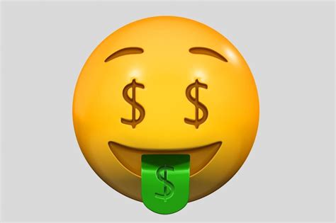 3D model Emoji Money-Mouth Face emoji | CGTrader