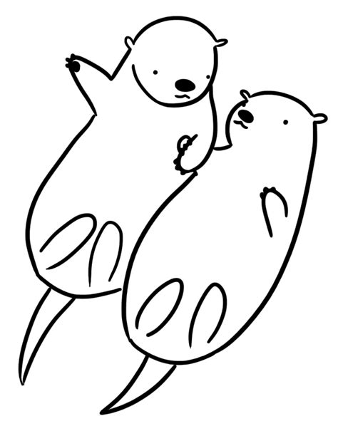 Otter Coloring Pages - Best Coloring Pages For Kids