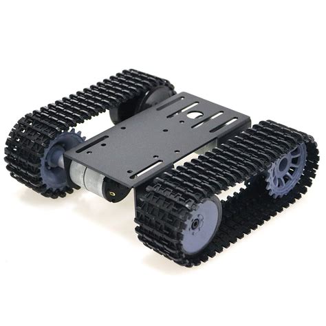 Buy Premium Robot Tracked Tank Car Chassis Starter Kit with DC Motor, Robotic Caterpillar Moving ...