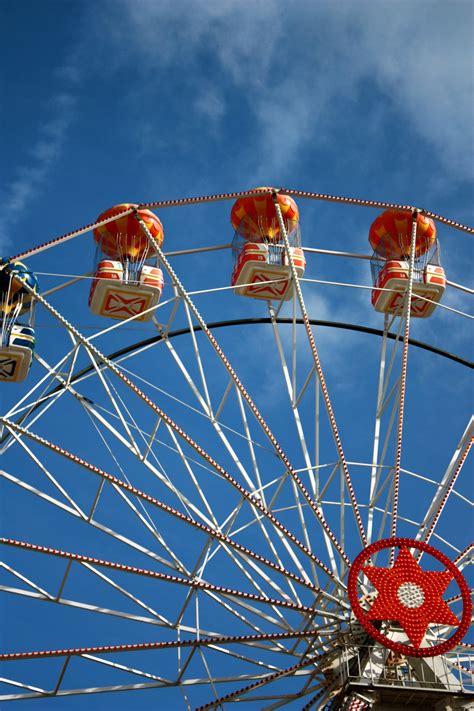 Free Images : cloud, sky, daytime, ferris wheel, amusement park ...