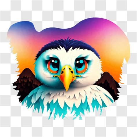 Download Beautiful Eagle in Natural Habitat PNG Online - Creative Fabrica