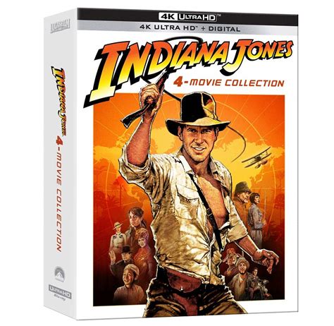 Indiana Jones 4-Movie Collection Available Now in a New 4K Ultra HD Set!