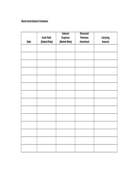 Amortization Schedule - 10+ Examples, Format, Sample