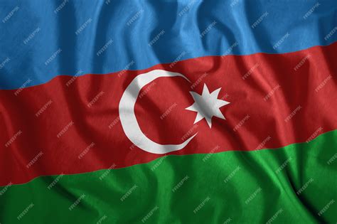 Premium Photo | The Azerbaijani flag