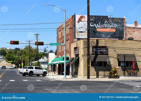 Downtown Selah Washington at the Corner of North 1st Street and East ...