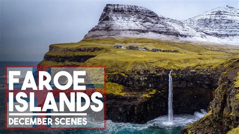 Faroe Islands - Winter Scenery & Travel Guide (December) - YouTube