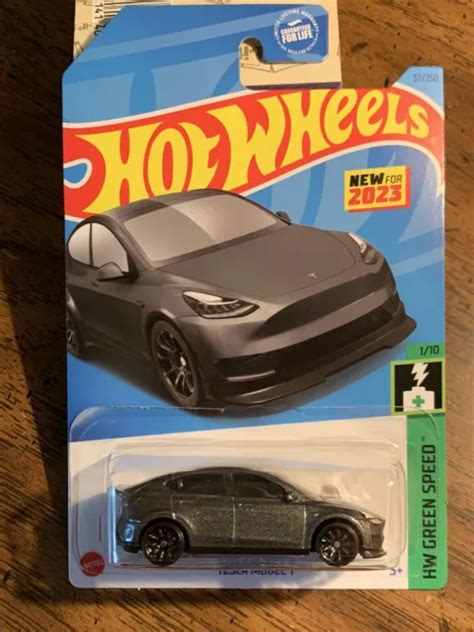 HOT WHEELS TESLA Model Y New on Card 2023 Greenspeed $1.54 - PicClick