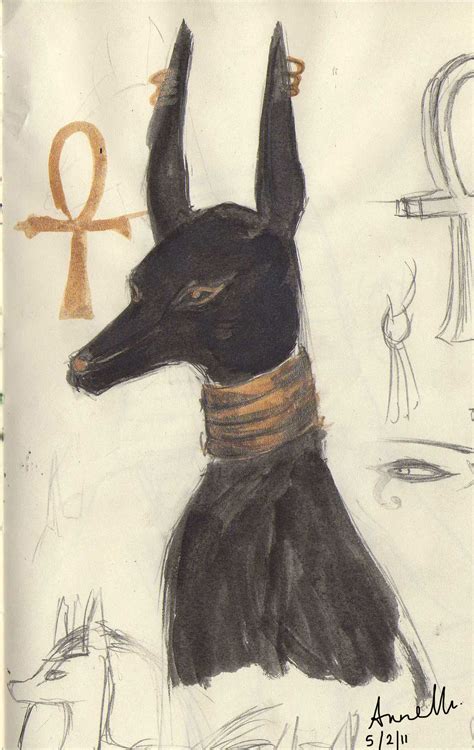 Anubis - Jackal form by nipponfan on DeviantArt